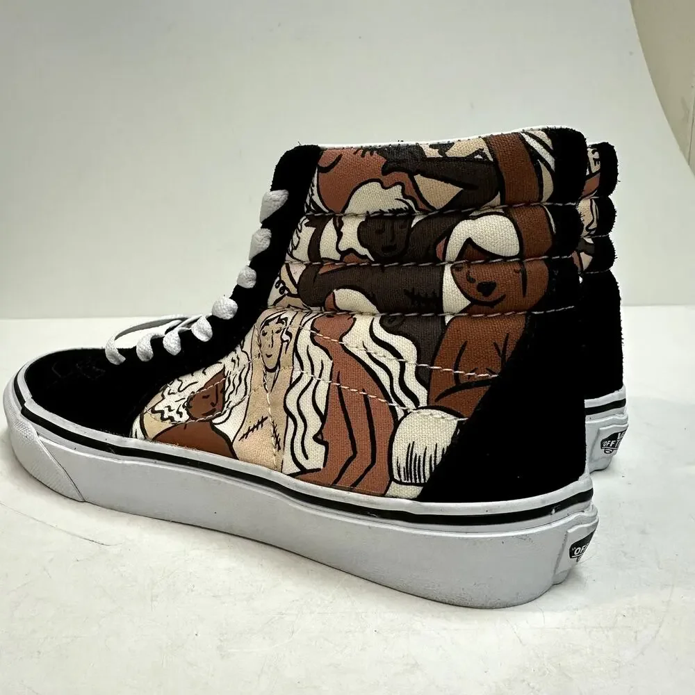 NWOT RARE VANS x CoppaFeel! Breast Cancer Awareness Sk8-Hi Sneaker Suede W 7 - Picture 5 of 11